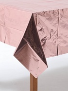 Скатерть одноразовая «Розовое золото», фольга 137×183 см - Фото 2