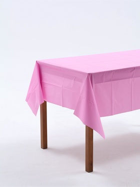 Скатерть одноразовая «Нежно-розовый», 137×183 см