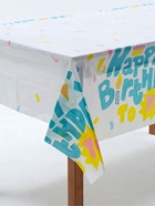 Скатерть одноразовая «С днем рождения», 137×183 см - Фото 2