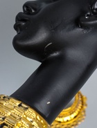 УЦЕНКА Фигурка - подставка для мелочей «Бюст. Африканка в золотом уборе, с серьгами в ушах», полистоун, 25×15×15 см - Фото 8