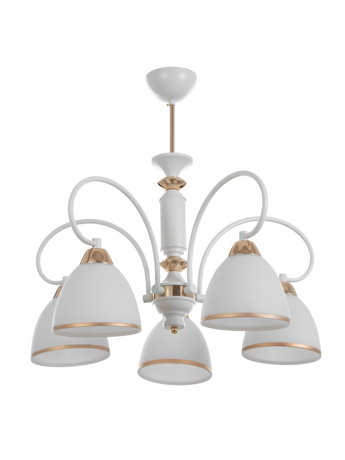 УЦЕНКА Люстра «Сампи» 3хЕ27 40 Вт белый 59×59×53 см BayerLux - Фото 1