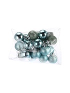 УЦЕНКА Набор шаров пластик d=3 см, 20 шт. «Николь блеск» зелёный - Фото 2