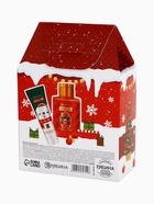 УЦЕНКА Новогодний подарочный набор косметики «Тепла и уюта»: гель для душа 110 мл и крем для рук 30 мл, URAL LAB - Фото 3