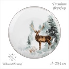 УЦЕНКА Тарелка «Зимний лес» 20.4×2.2 см - Фото 1