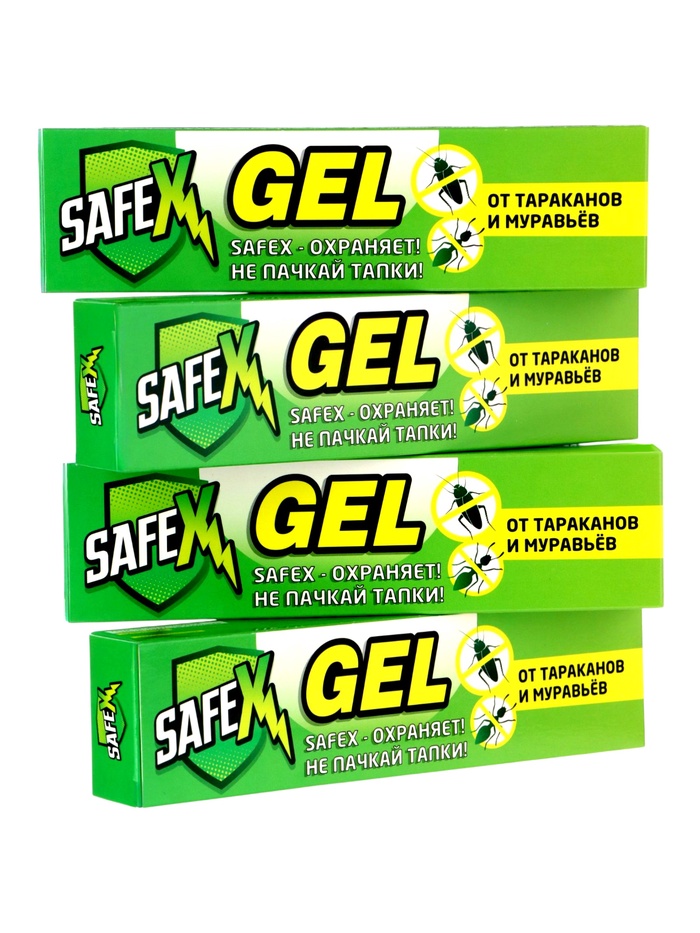 Гель от тараканов SAFEX 4 шт.