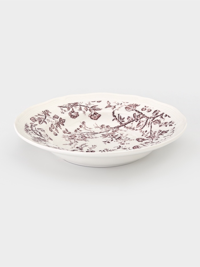 Тарелка глубокая Auster, d=22.5 см, 700 мл, керамика, белая