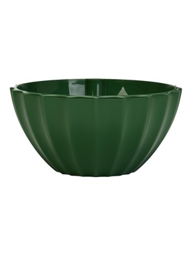 Кашпо для цветов «Ракушка», 3.4 л, d=25 см, h=12 см, пластиковое, со вставкой, цвет малахит  (артикул 10994492)  большой выбор товаров оптом и в розницу по низким ценам с доставкой