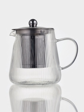 Чайник заварочный Magistro «Грани», 500 мл, 13.5×10.5×13 см, металлическое сито, стекло, прозрачный