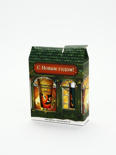 УЦЕНКА Набор «С Новым годом!», крем для рук, 30 мл и увлажняющий бальзам для губ