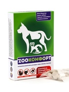 Добавка Зоокомфорт для уменьшения неприятных запахов, для кошек, собак и хорьков, 90 таблеток - Фото 1
