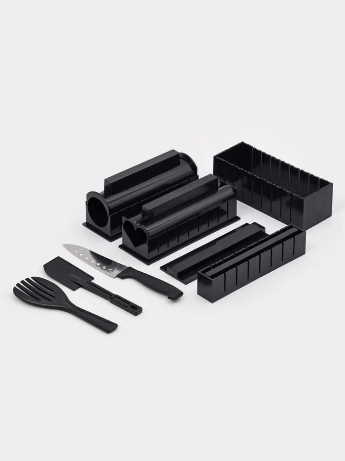 УЦЕНКА Набор для приготовления роллов Доляна «Мидори», 10 предметов + нож 15 см - Фото 1