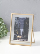 Фоторамка металл 10х15 см "Тонкая полоска" 0,8х15,5х20,5 см  (артикул 10962068)  большой выбор товаров оптом и в розницу по низким ценам с доставкой