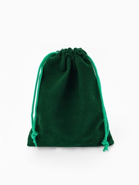 Набор мешочков бархатных 50 шт. 10×12×0.1 см, зелёный  (артикул 10963597)  большой выбор товаров оптом и в розницу по низким ценам с доставкой