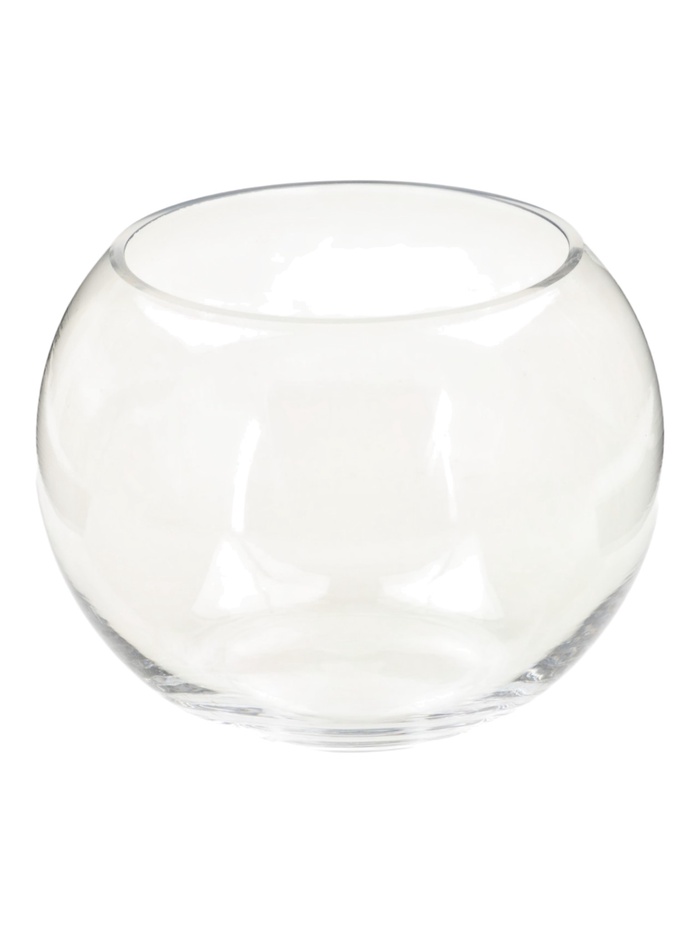 Аквариум круглый, 13.5×14.5 см, стекло, прозрачный