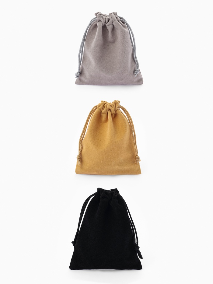 Набор бархатных подарочных мешочков 15 шт. «Праздничное ассорти», 9×10 см, цвет МИКС - Фото 1