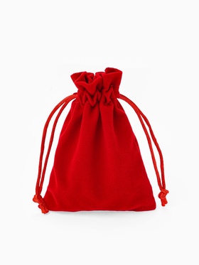 Набор мешочков бархатных 50 шт. «Классика» 9×12 см, красный  (артикул 10973259)  большой выбор товаров оптом и в розницу по низким ценам с доставкой