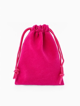 Набор мешочков бархатных 50 шт., 7×9 см, ярко-розовый  (артикул 10973264)  большой выбор товаров оптом и в розницу по низким ценам с доставкой