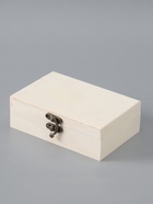 УЦЕНКА Шкатулка дерево под роспись "Прямоугольная" замок крючок 15х10х5 см - Фото 2