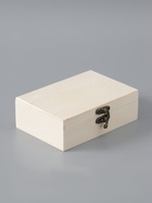 УЦЕНКА Шкатулка дерево под роспись "Прямоугольная" замок крючок 15х10х5 см - Фото 3