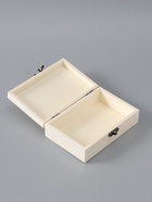 УЦЕНКА Шкатулка дерево под роспись "Прямоугольная" замок крючок 15х10х5 см - Фото 6