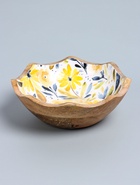 УЦЕНКА Блюдо в форме сердца «Синие птицы» дерево манго 20.5×20×2.3 см - Фото 2