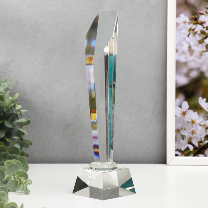 УЦЕНКА Сувенир стекло «Стела наградная - Приз» 28×7×7 см - Фото 1