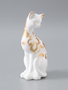 УЦЕНКА Фигура "Кошка ушастая" 7х8х20см белая - Фото 3