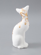 УЦЕНКА Фигура "Кошка ушастая" 7х8х20см белая - Фото 4