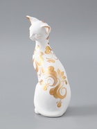 УЦЕНКА Фигура "Кошка ушастая" 7х8х20см белая - Фото 5