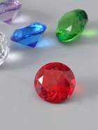 УЦЕНКА Сувенир стекло «Бриллианты» набор 6 шт. d=4 см в коробке 17×12×4 см - Фото 4