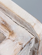 УЦЕНКА Табурет 21×21×18 см, дерево албезия, белый - Фото 8