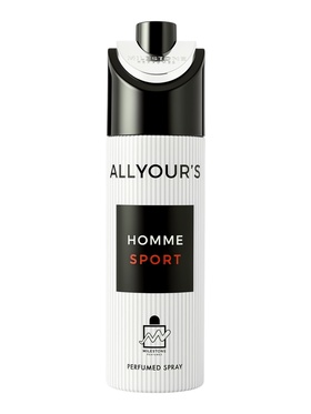 Дезодорант парфюмированный Milestone ALL YOUR'S HOMME SPORT мужской, 200 мл