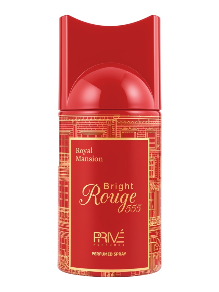 Дезодорант-спрей Prive BRIGHT ROUGE 555 unisex, 250 мл - Фото 1