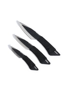 УЦЕНКА Набор метательных ножей «Скорпион», в оплётке, 3 шт., чёрные - Фото 1