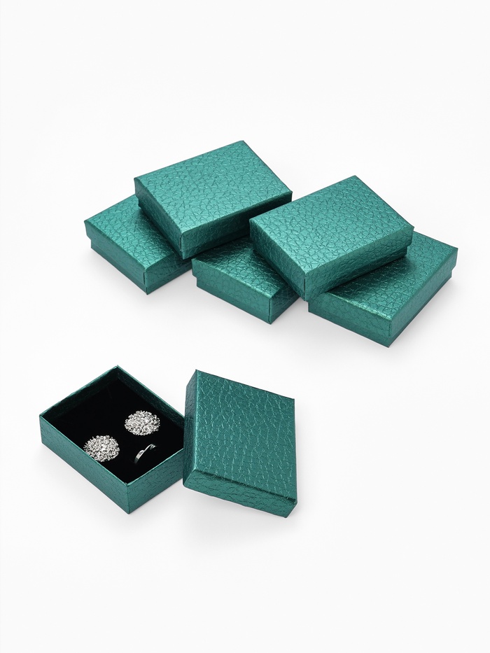 Набор коробочек подарочных 6 шт. под набор «Животный принт» симпл, 7×9 см, зелёный