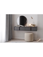 Тумба навесная «Тео НМ 040.36», 1200×400×212 мм, цвет антрацит  (артикул 11001023)  большой выбор товаров оптом и в розницу по низким ценам с доставкой