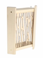 Абажур угловой для бани и сауны «Стебли», 38×29×10.5 см, деревянный, со вставкой  (артикул 11001155)  большой выбор товаров оптом и в розницу по низким ценам с доставкой