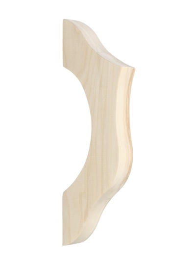 Ручка для бани и сауны, 25.5×8.5×3 см, деревянная