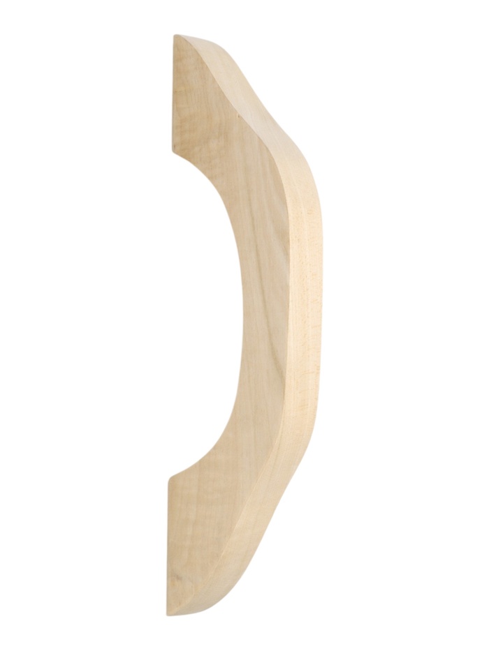 Дверная ручка из липы №7, 27,5х6,5х26 см