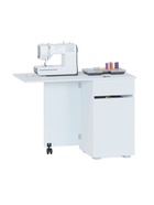 Стол для швейной машинки раскладной «СП-25», 740×462(1043)×500 мм, цвет белый - фото 122964099