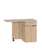 Стол для швейной машинки раскладной «СП-25», 740×462(1043)×500 мм, цвет дуб сонома  (артикул 11007326)  большой выбор товаров оптом и в розницу по низким ценам с доставкой