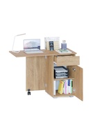 Стол для швейной машинки раскладной «СП-25», 740×462(1043)×500 мм, цвет дуб сонома  (артикул 11007326)  большой выбор товаров оптом и в розницу по низким ценам с доставкой