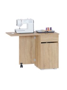 Стол для швейной машинки раскладной «СП-25», 740×462(1043)×500 мм, цвет дуб сонома  (артикул 11007326)  большой выбор товаров оптом и в розницу по низким ценам с доставкой