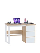 Стол письменный «СПМ-211», 750×1150×600 мм, цвет дуб сонома/белый 11007331