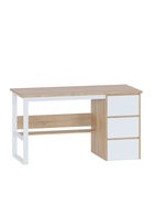 Стол письменный «СПМ-212», 750×1350×600 мм, цвет дуб сонома/белый - фото 122964126