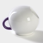 УЦЕНКА Сахарница с ложкой Доляна «Лаванда», 200 мл, 9×9 см - Фото 3