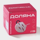 УЦЕНКА Сахарница с ложкой Доляна «Лаванда», 200 мл, 9×9 см - Фото 6