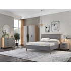 Шкаф 4-х дверный с зеркалом Svetlana Loft, 1478 х 540 х 2074, Дуб золотой/Серый  (артикул 10820729)  большой выбор товаров оптом и в розницу по низким ценам с доставкой