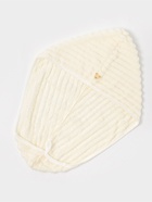 Чалма для сауны и душа с пуговкой Доляна, микрофибра, белая - Фото 1