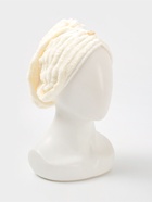 Чалма для сауны и душа с пуговкой Доляна, микрофибра, белая  (артикул 10943816)  большой выбор товаров оптом и в розницу по низким ценам с доставкой